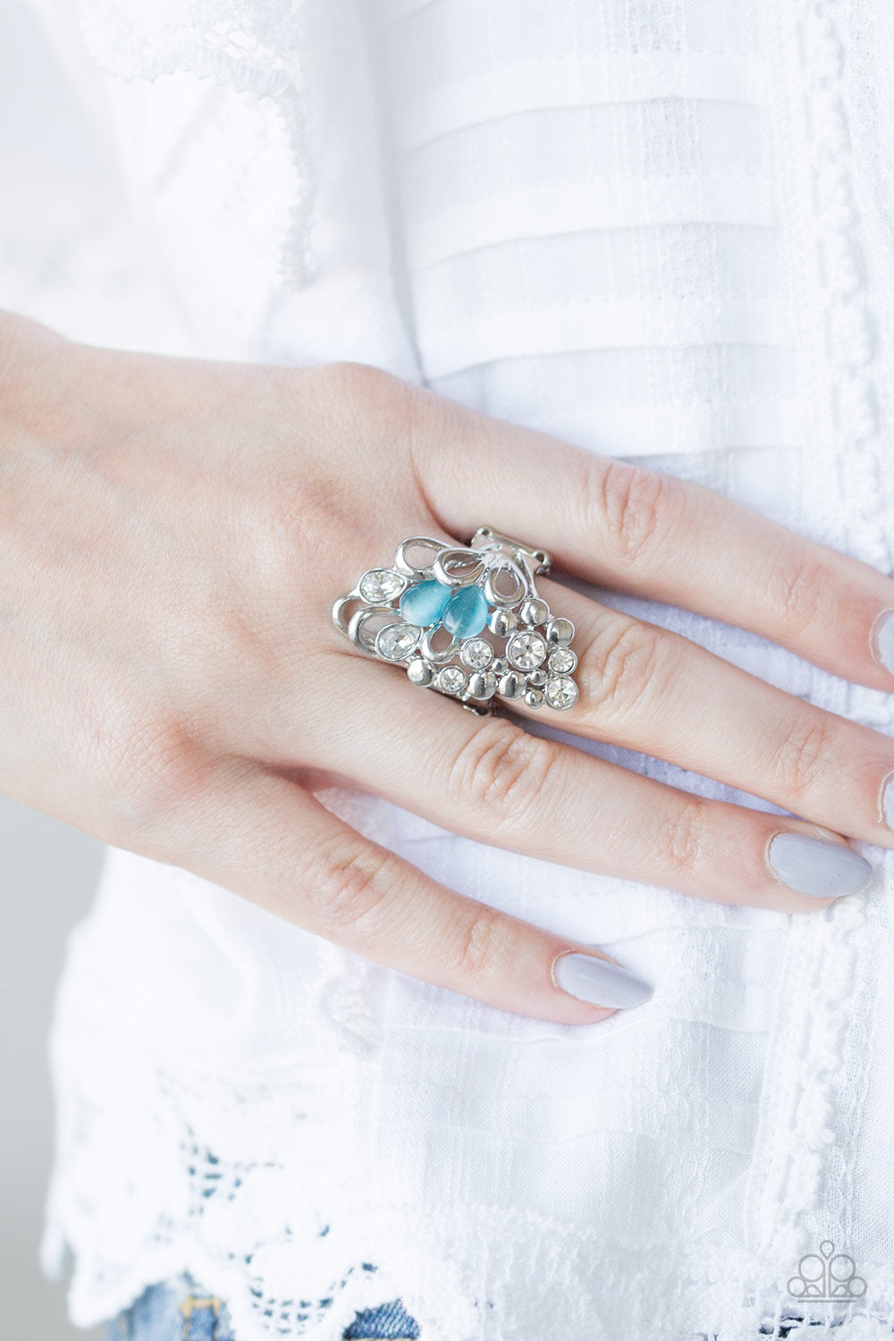 Paparazzi ♥ Sparkle Splash - Blue ♥ Ring