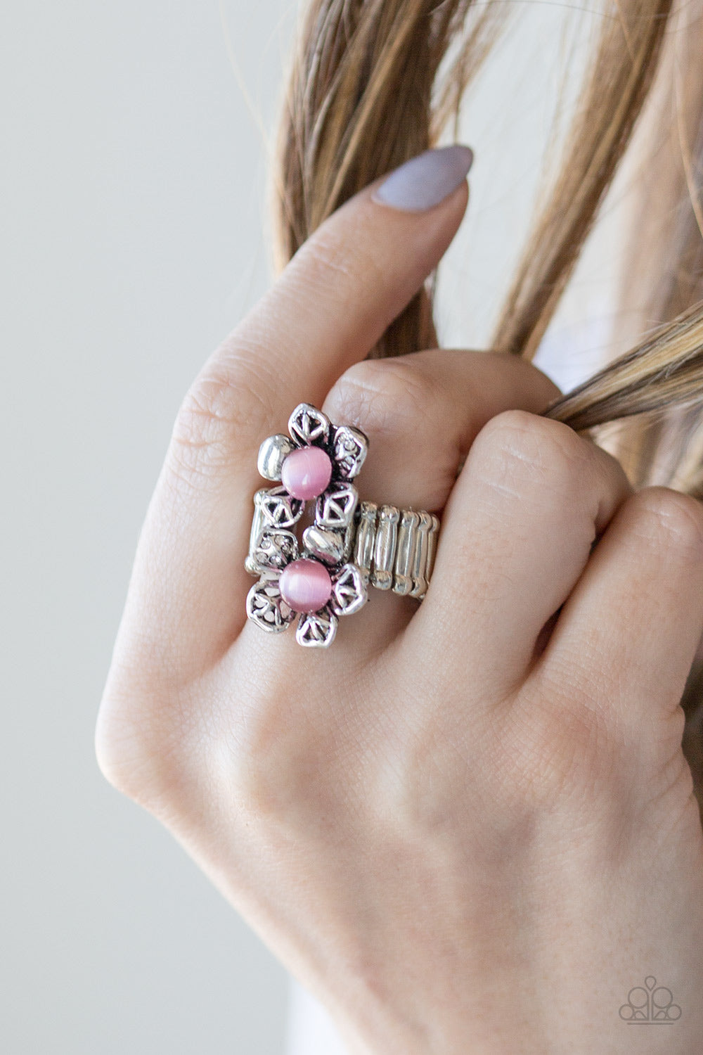 Paparazzi ♥ Magnolia Mansions - Pink ♥ Ring