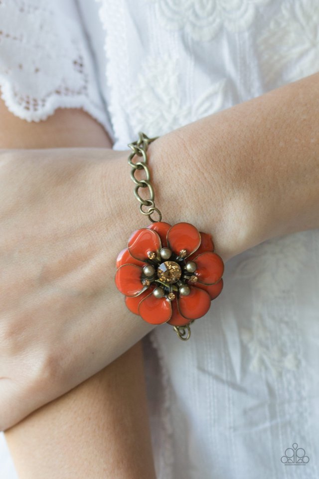 Paparazzi ♥ Polynesian Princess - Orange ♥ Bracelet