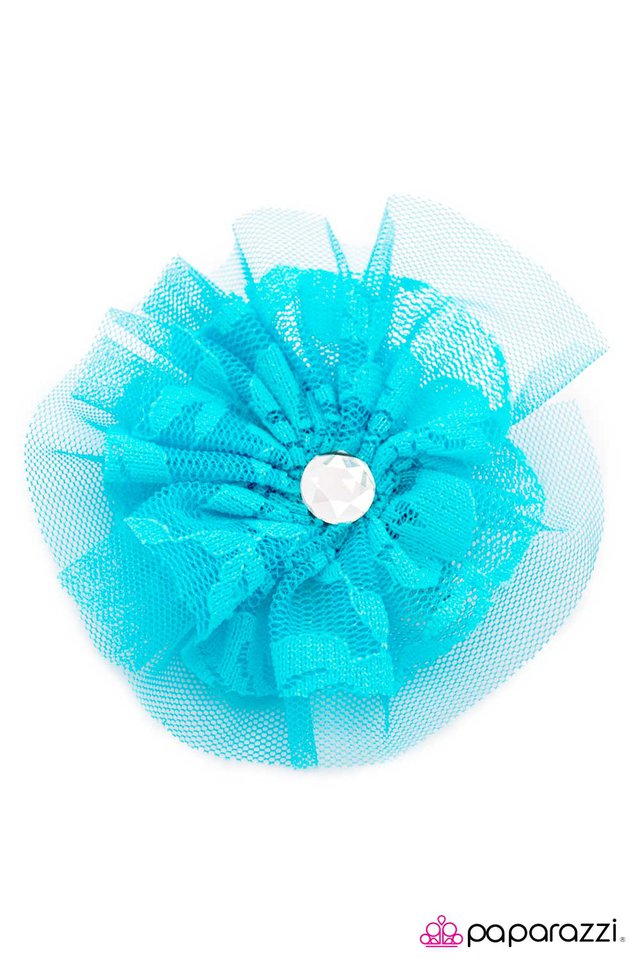 Paparazzi ♥ Surfing The Net - Blue ♥ Hair Clip