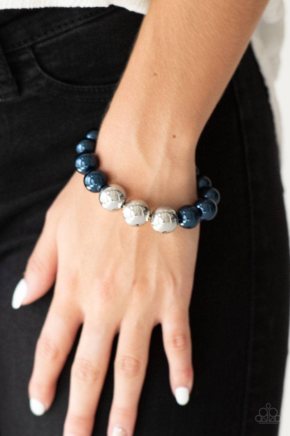 Paparazzi ♥ All Dressed UPTOWN - Blue ♥ Bracelet