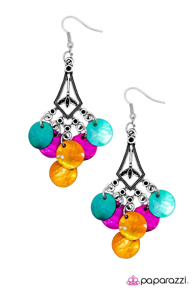 Paparazzi ♥ Shimmer and Shake - Multi ♥ Earrings