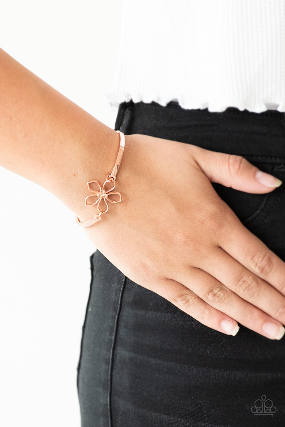 Paparazzi ♥ Hibiscus Hipster - Copper ♥ Bracelet