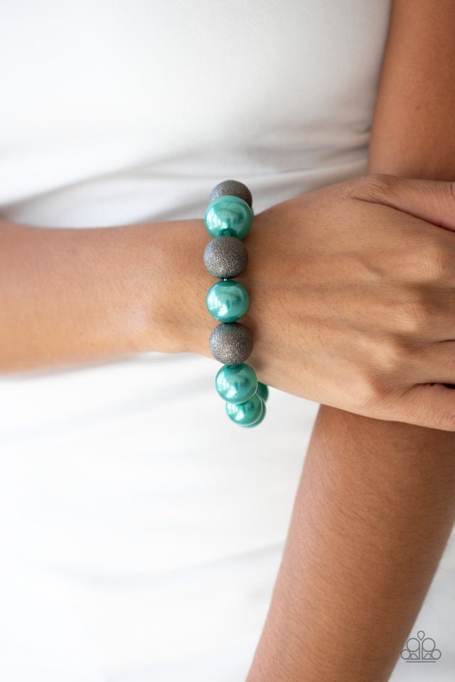 Paparazzi ♥ Humble Hustle - Green ♥ Bracelet