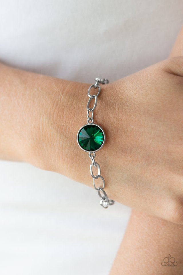Paparazzi ♥ All Aglitter - Green ♥ Bracelet