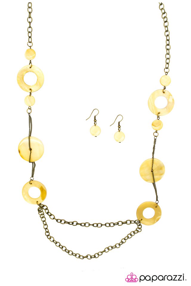 Paparazzi ♥ As You Wish - Brass ♥ Necklace