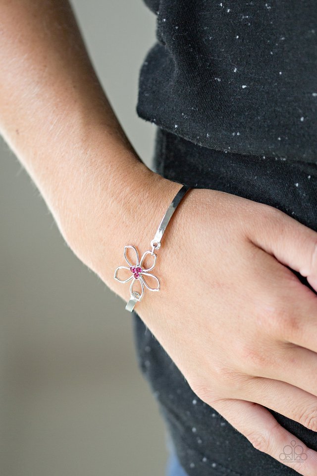 Paparazzi ♥ Hibiscus Hipster - Pink ♥ Bracelet