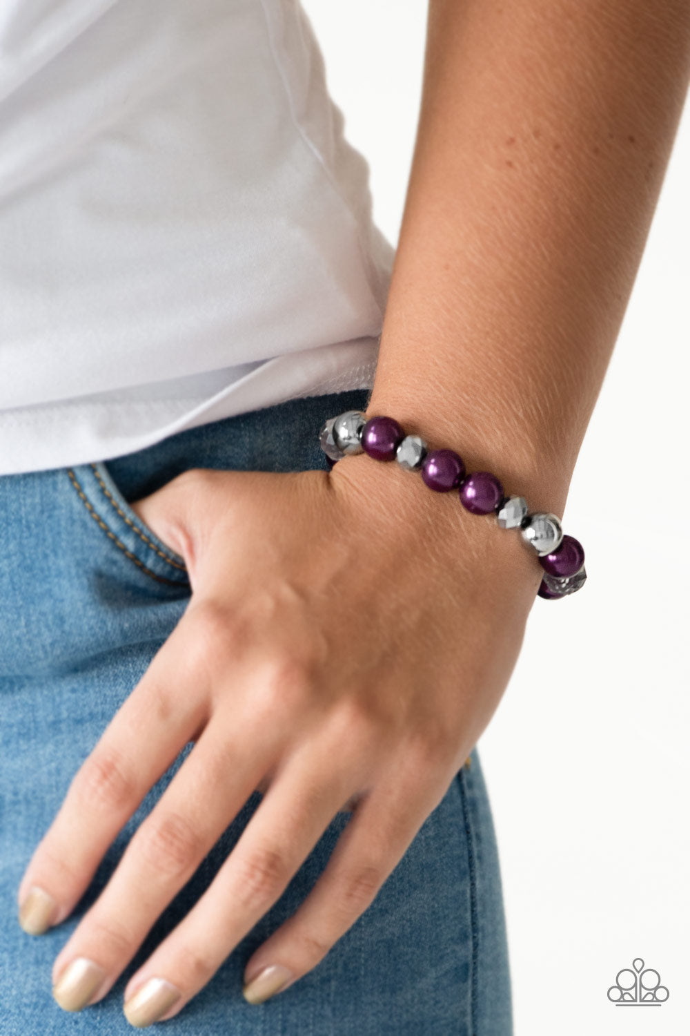 Paparazzi ♥ Very VIP - Purple ♥ Bracelet