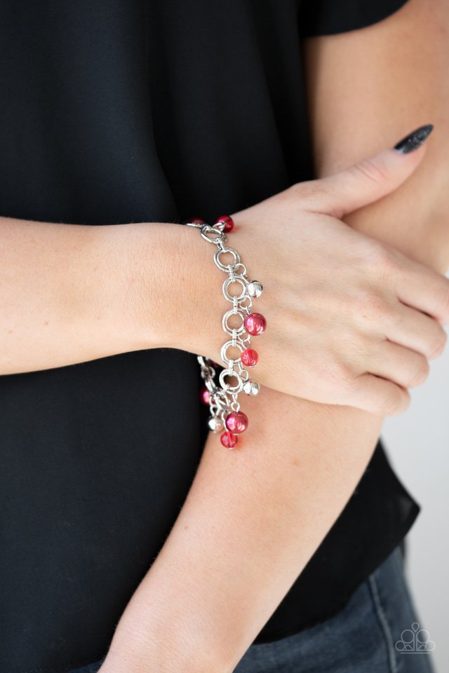 Paparazzi ♥ Fancy Fascination - Red ♥ Bracelet