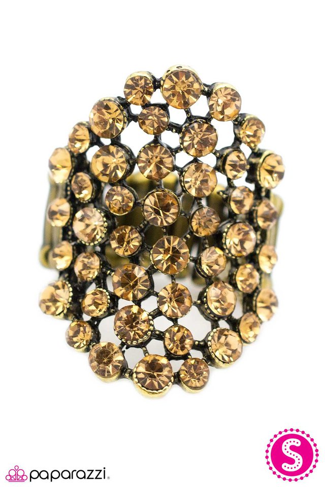 Paparazzi ♥ Blind Spot - Brass ♥ Ring