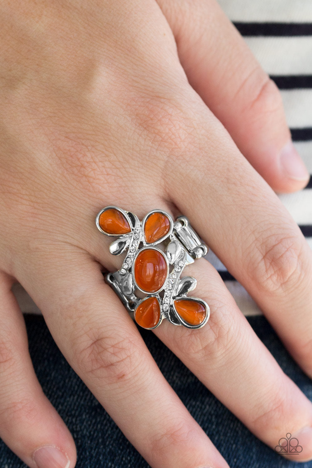 Paparazzi ♥ Bliss Out - Orange ♥ Ring