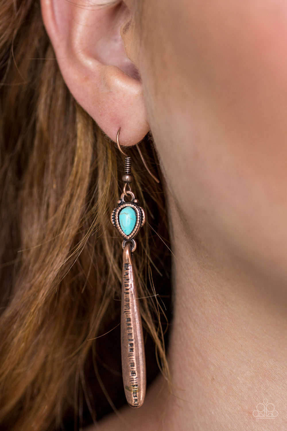 Paparazzi ♥ Colorfully Canyonland - Copper ♥ Earrings