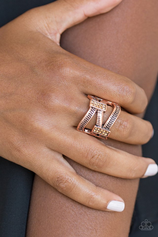 Paparazzi ♥ Urban Upscale - Copper ♥ Ring