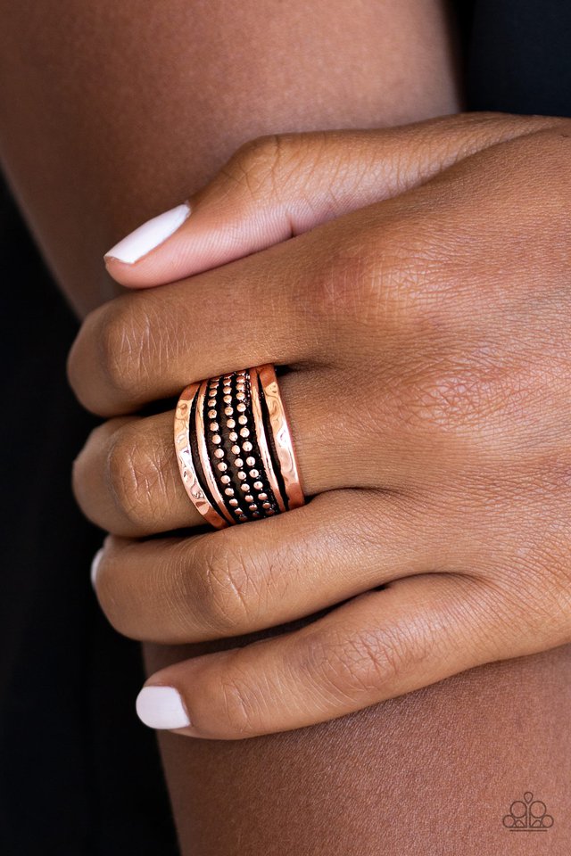 Paparazzi ♥ Trailblazin Trails - Copper ♥ Ring