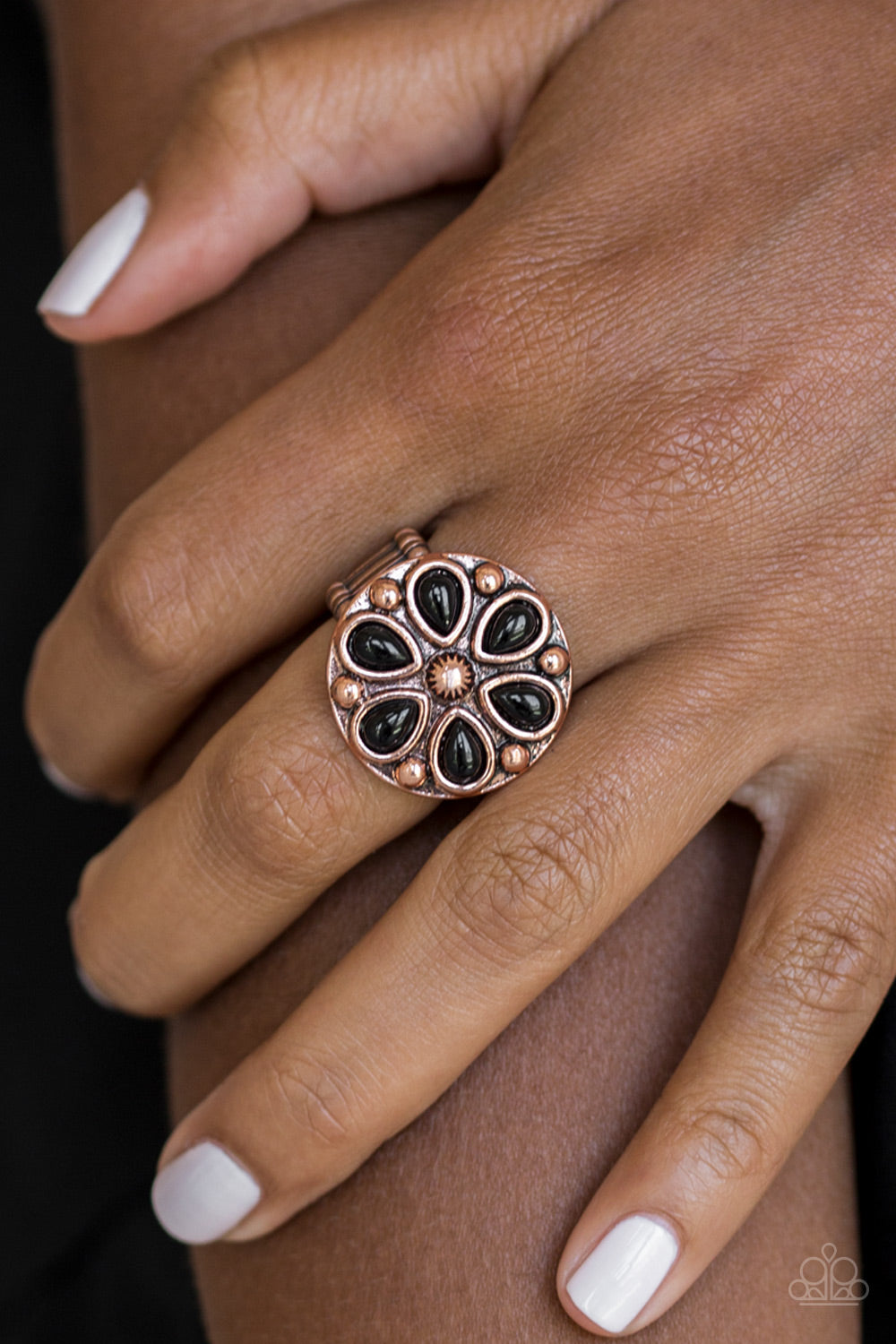 Paparazzi ♥ Color Me Calla Lily - Copper ♥ Ring