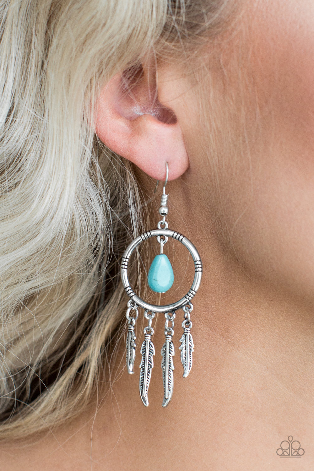 Paparazzi ♥ Southern Plains - Blue ♥ Earrings