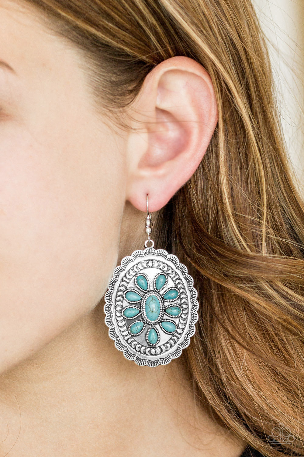 Paparazzi ♥ Absolutely Apothecary - Blue ♥ Earrings