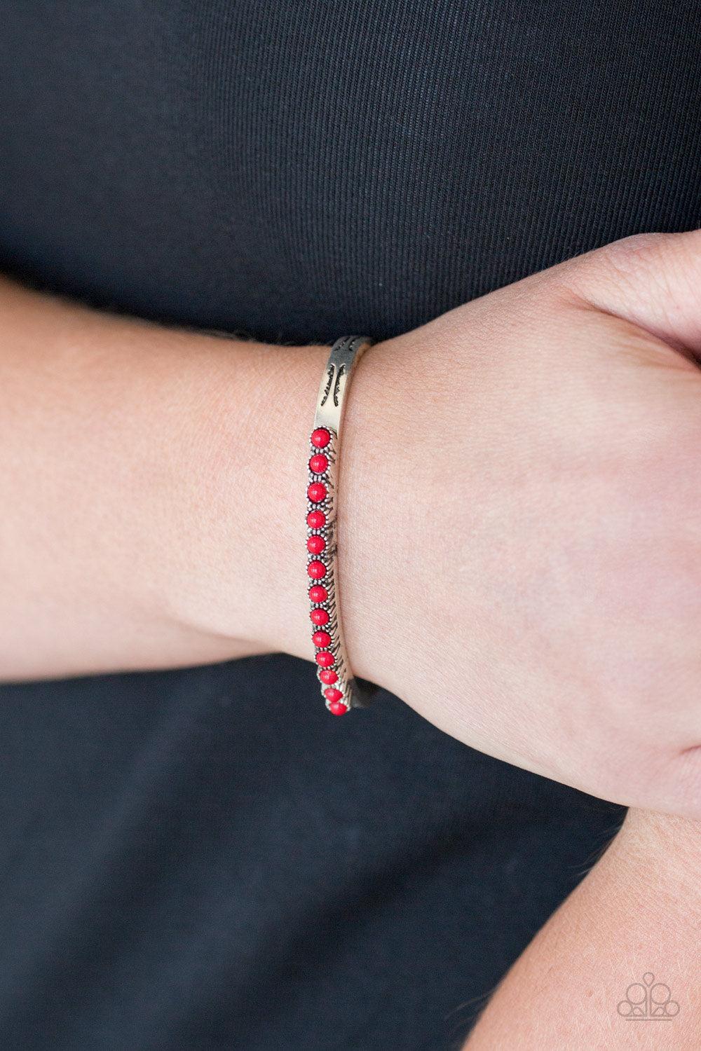 Paparazzi ♥ New Age Traveler - Red ♥ Bracelet