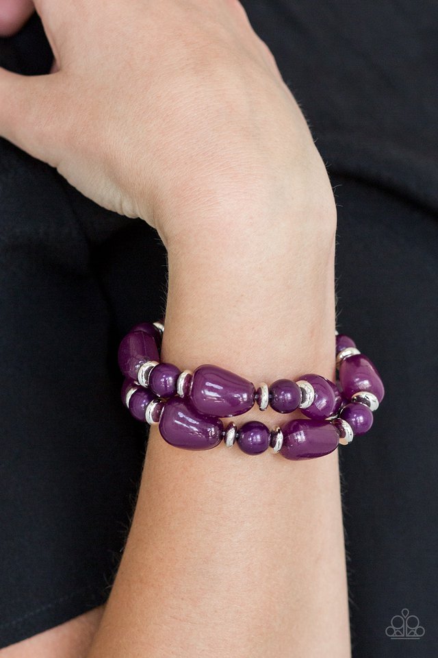 Paparazzi ♥ Show Us HUEs Boss! - Purple ♥ Bracelet