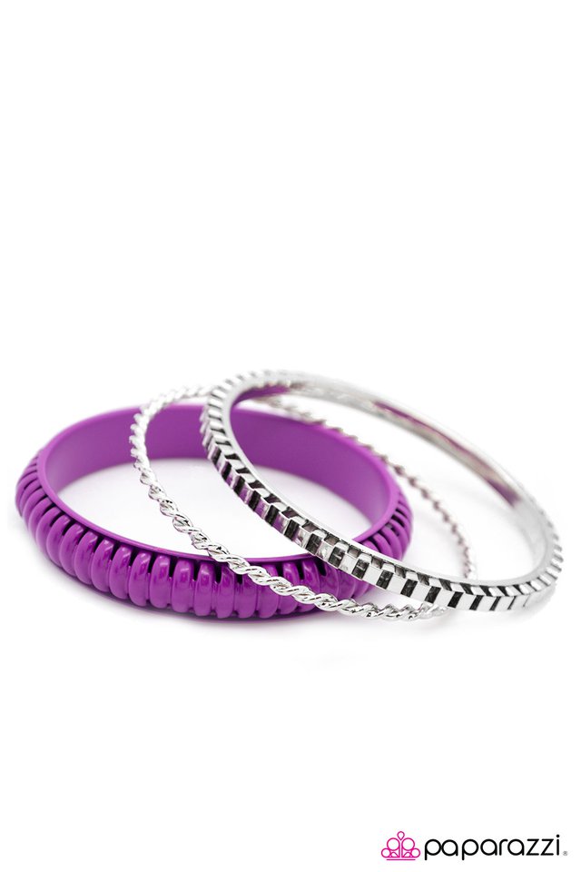 Paparazzi ♥ A Stand Out Performance - Purple ♥ Bracelet
