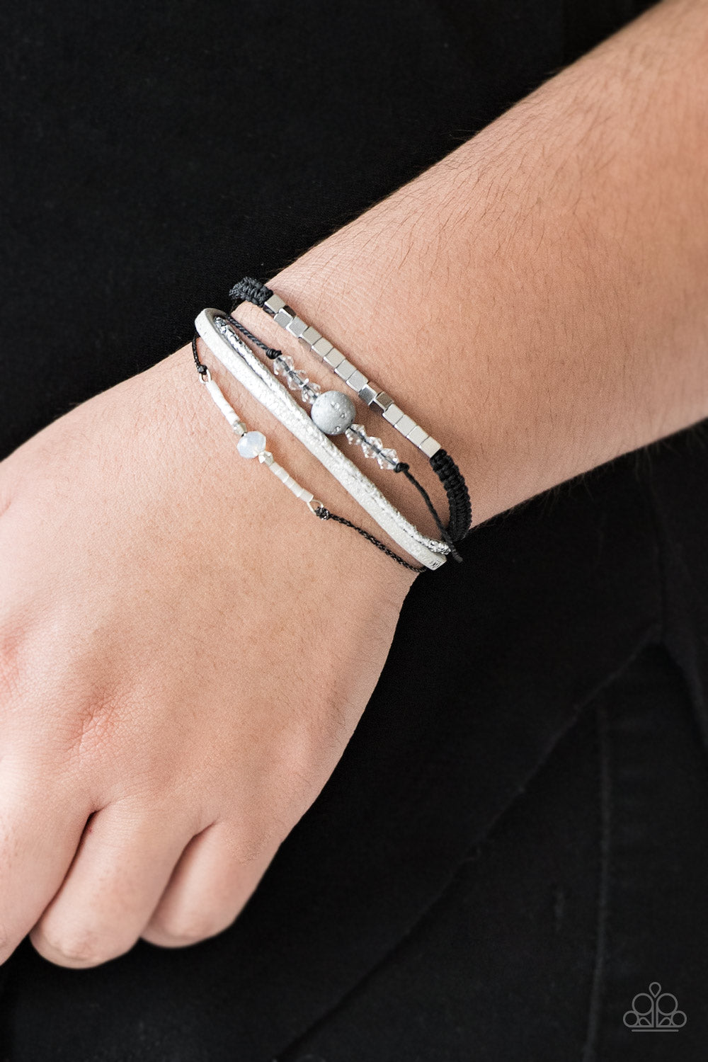 Paparazzi ♥ Take A SPACEWALK - Black ♥ Bracelet