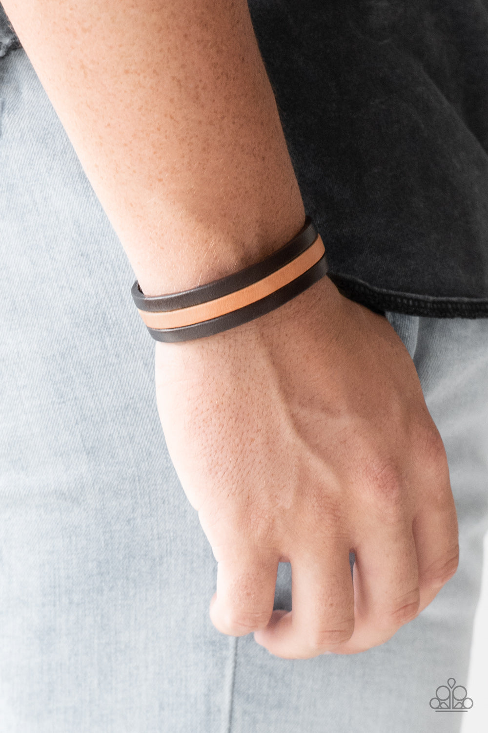 Paparazzi ♥ Plain View - Brown ♥ Bracelet