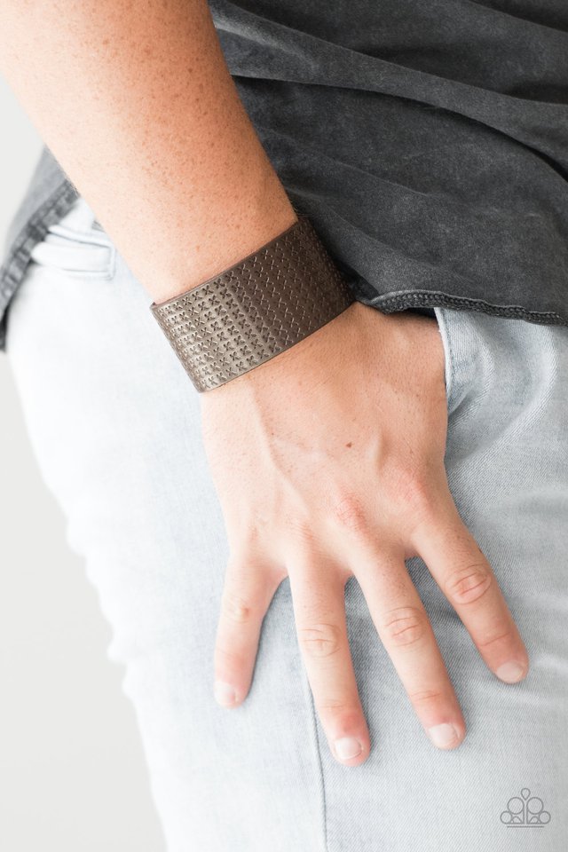 Paparazzi ♥ Wild Wrangler - Brown ♥ Bracelet