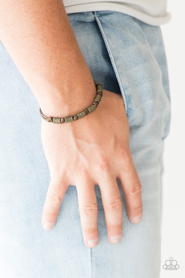 Paparazzi ♥ Port Of Call - Brown ♥ Bracelet