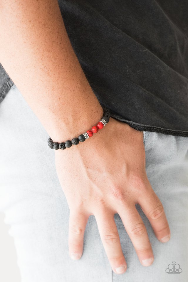 Paparazzi ♥ Wisdom - Red ♥ Bracelet