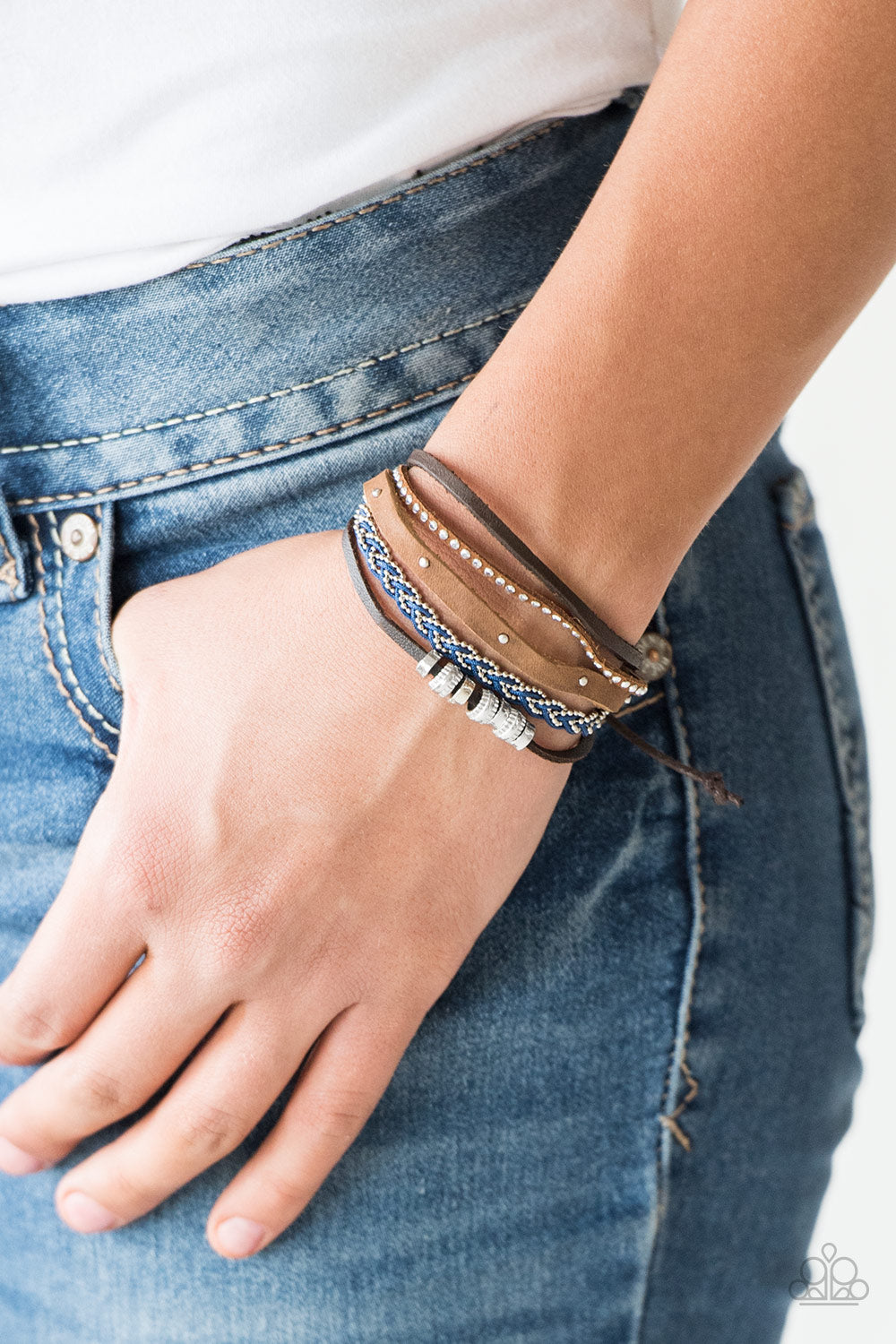Paparazzi ♥ Day-Trip Trotter - Blue ♥ Bracelet