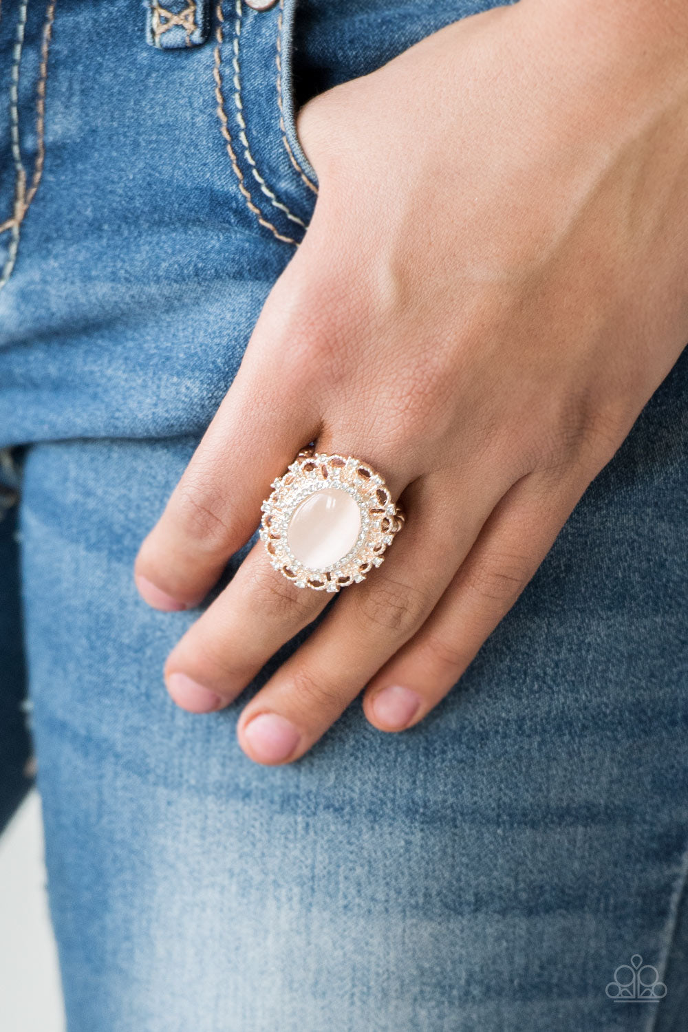 Paparazzi ♥ BAROQUE The Spell - Rose Gold ♥ Ring