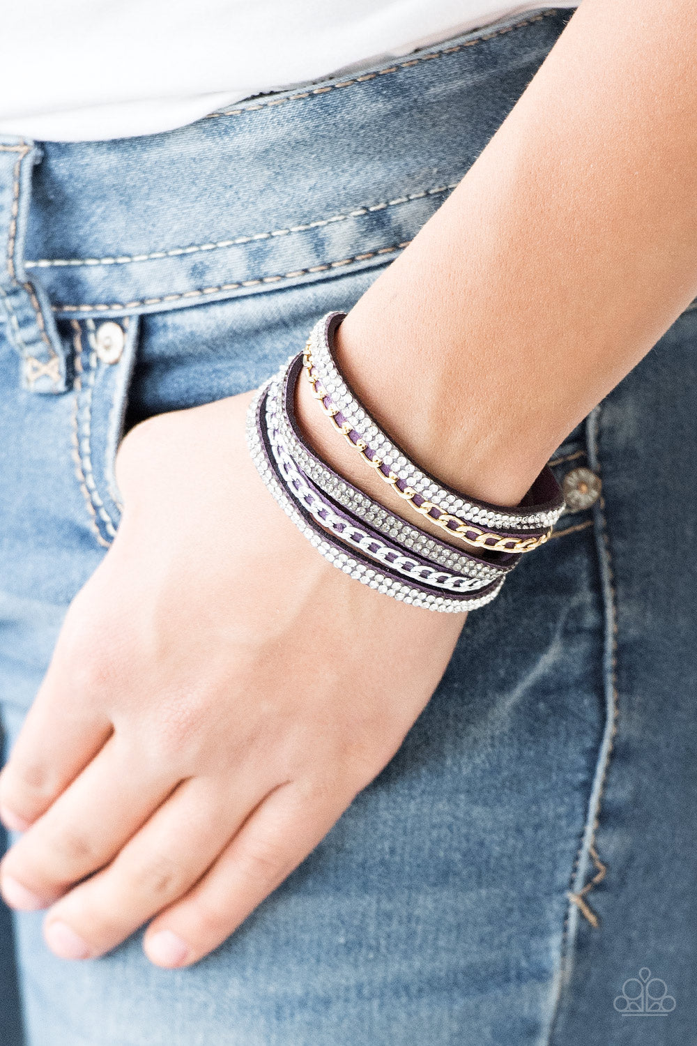 Paparazzi ♥ Fashion Fiend - Purple ♥ Bracelet