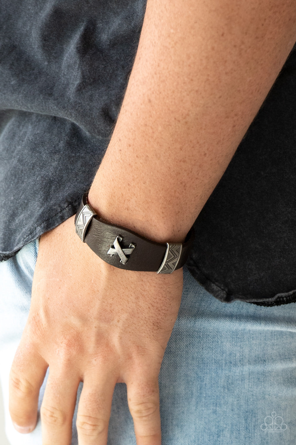 Paparazzi ♥ Tread Carefully - Brown ♥ Bracelet