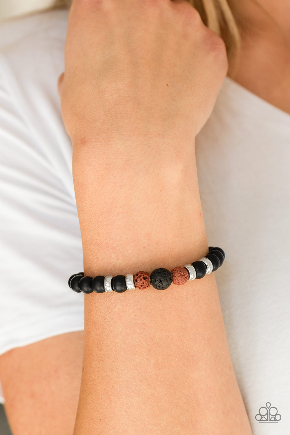 Paparazzi ♥ Patience - Black ♥ Bracelet