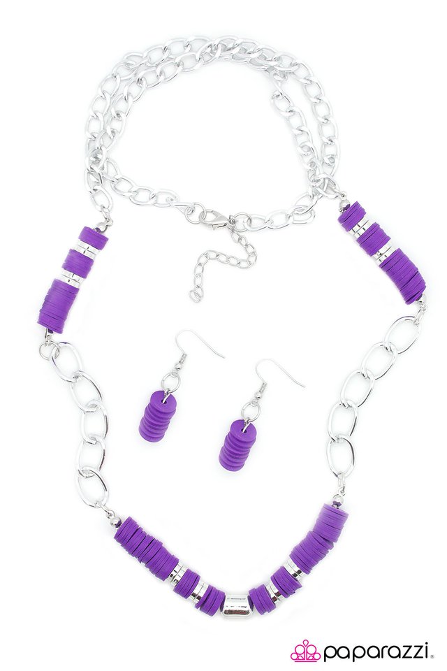 Paparazzi ♥ Splash of Sophistication - Purple ♥ Necklace