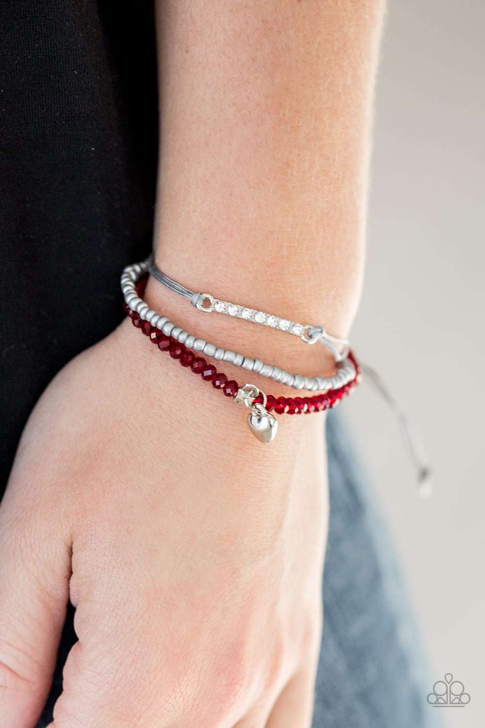 Paparazzi ♥ Reckless Romance - Red ♥ Bracelet