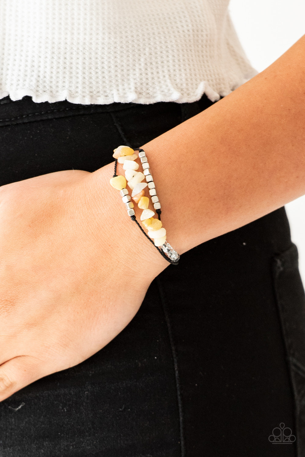 Paparazzi ♥ Nature Novice - Yellow ♥ Bracelet
