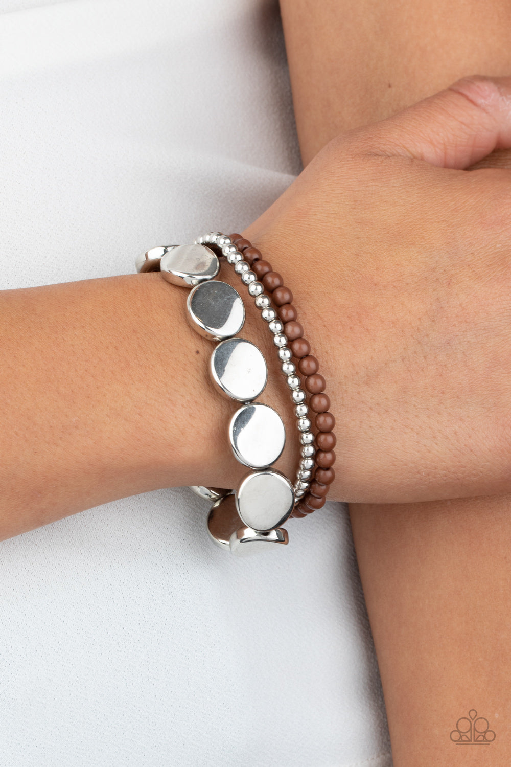 Paparazzi ♥ Beyond The Basics - Brown ♥ Bracelet