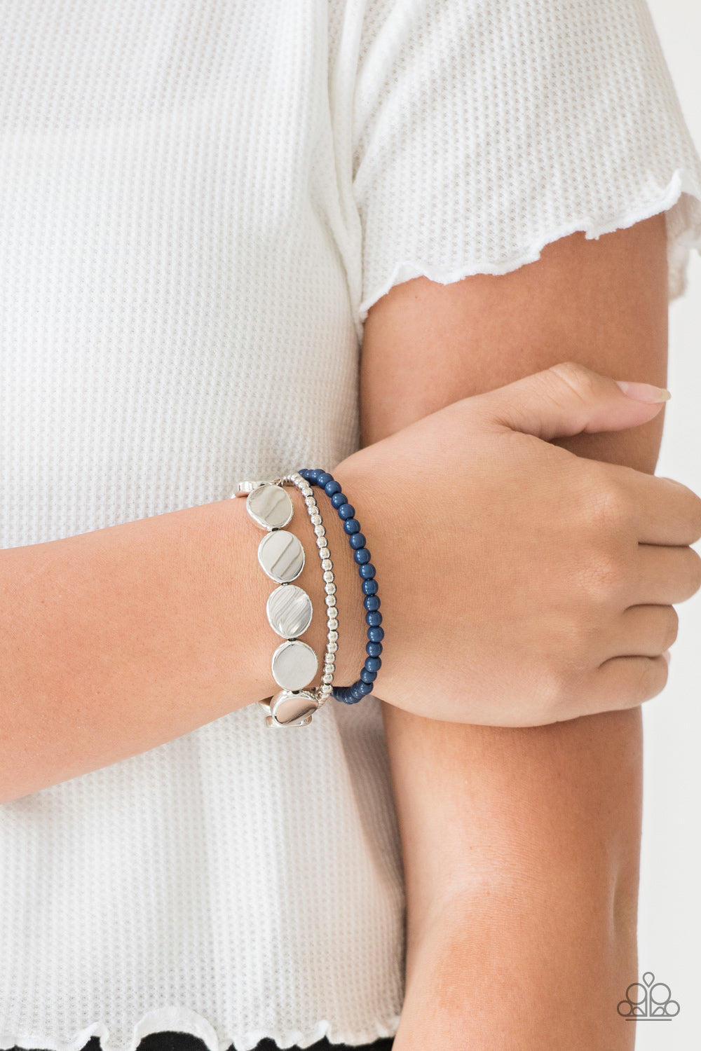 Paparazzi ♥ Beyond The Basics - Blue ♥ Bracelet