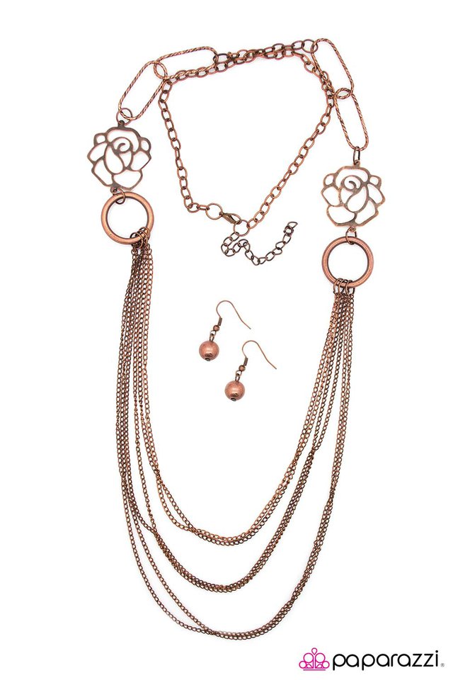 Paparazzi ♥ Be Our Guest - Copper ♥ Necklace