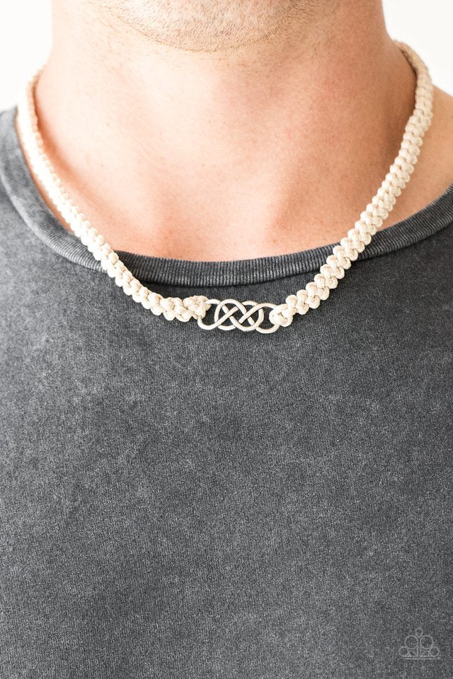 Paparazzi ♥ Just In MARITIME - White ♥ Necklace