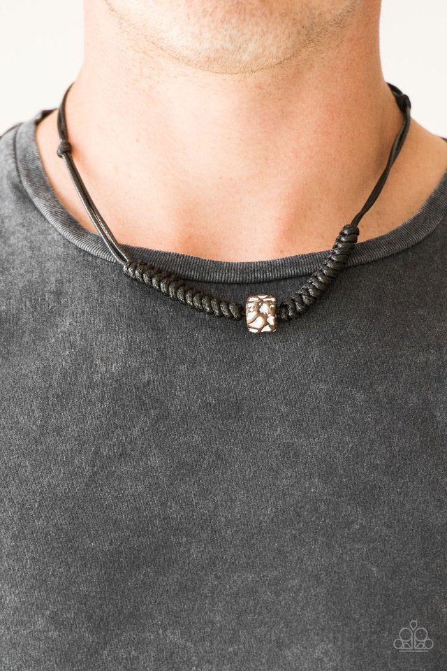 Paparazzi ♥ Pacific Pioneer - Black ♥ Necklace