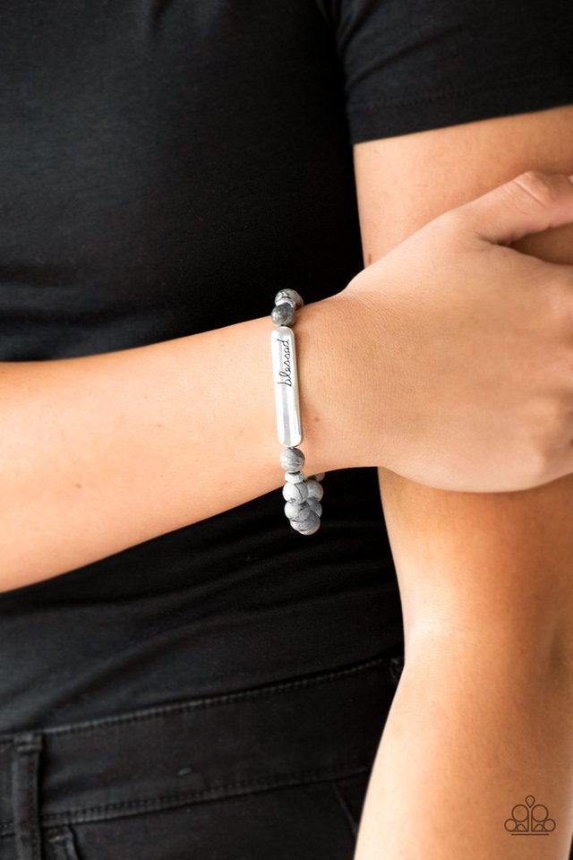 Paparazzi ♥ Born Blessed - Silver ♥ Bracelet