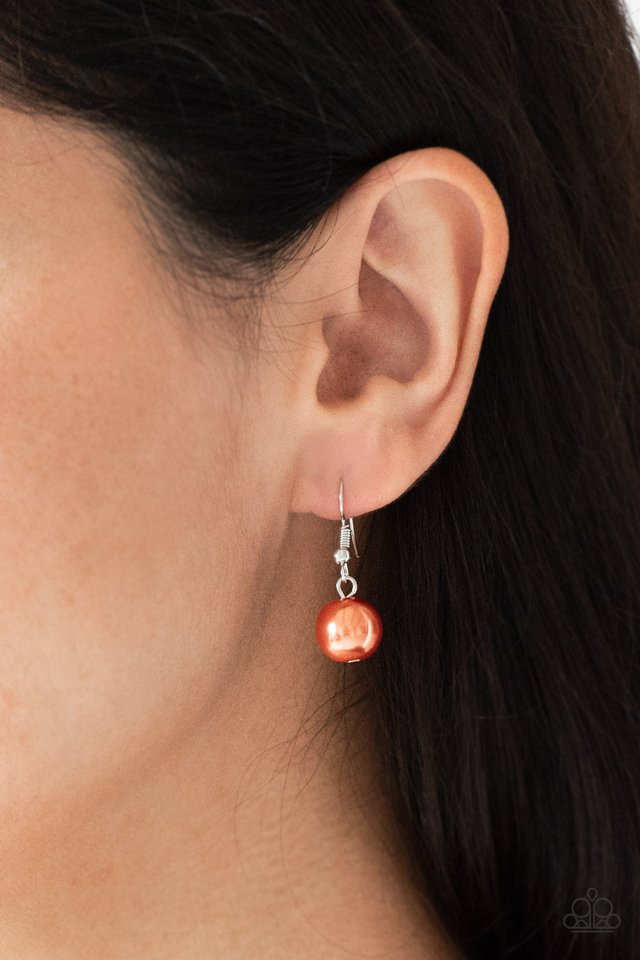 Paparazzi ♥ All About Me - Orange ♥ Necklace