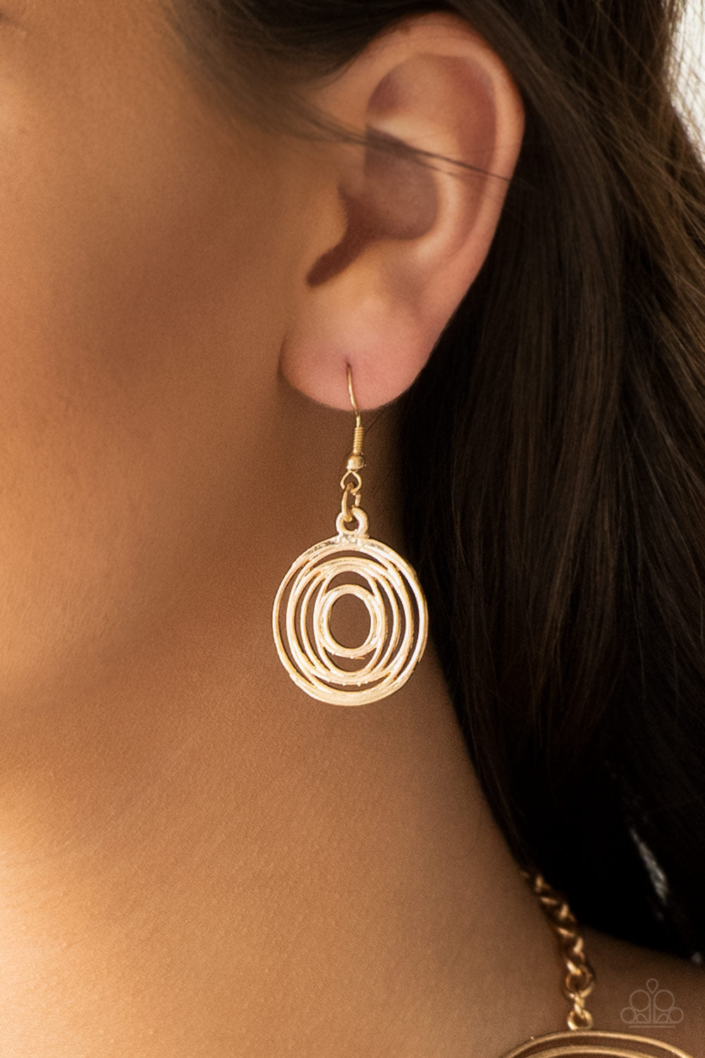 Paparazzi ♥ SOL-Mates - Gold ♥ Necklace