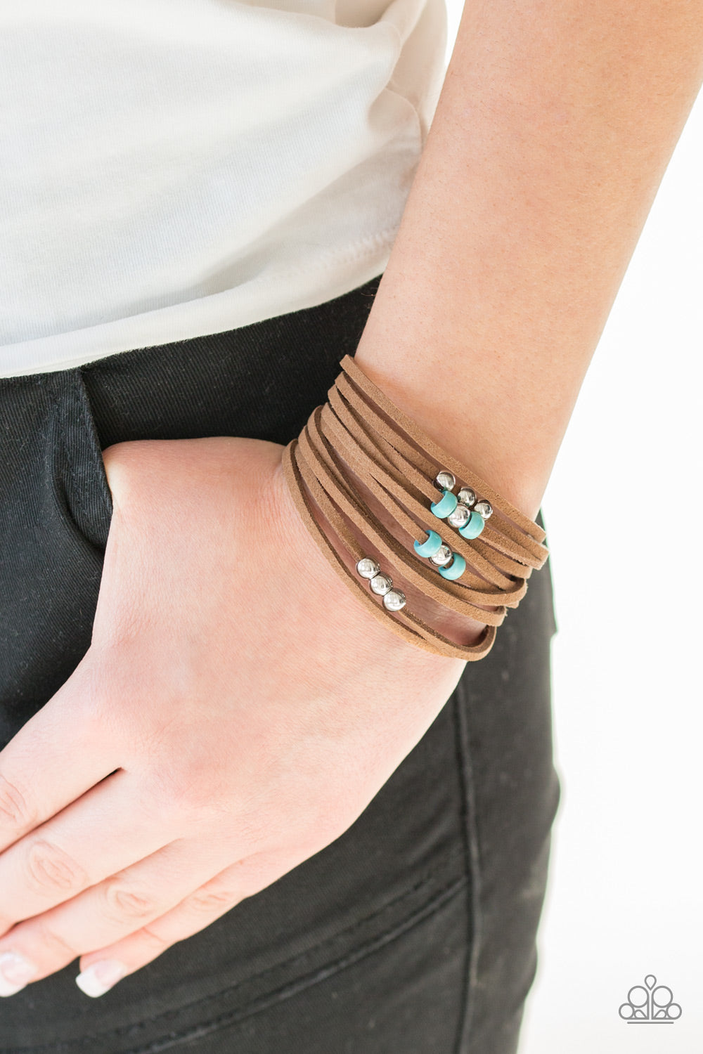Paparazzi ♥ Colorfully Coachella - Brown ♥ Bracelet