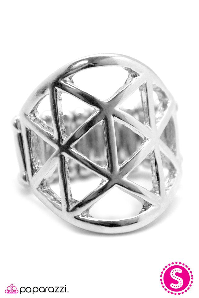 Paparazzi ♥ I Have Been Framed - Silver ♥ Ring