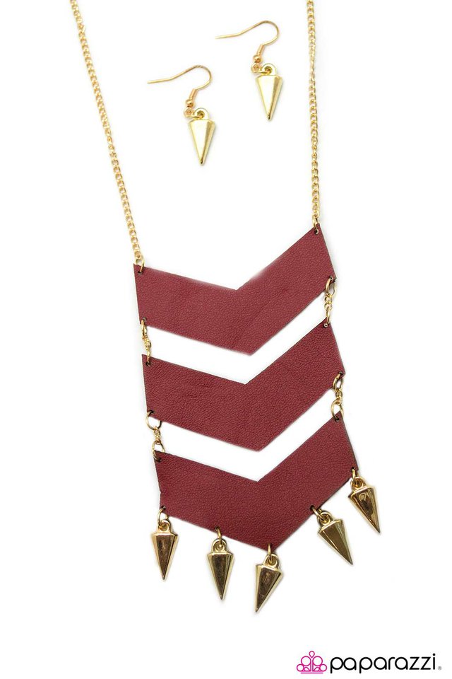 Paparazzi ♥ A Taste for Danger - Red ♥ Necklace