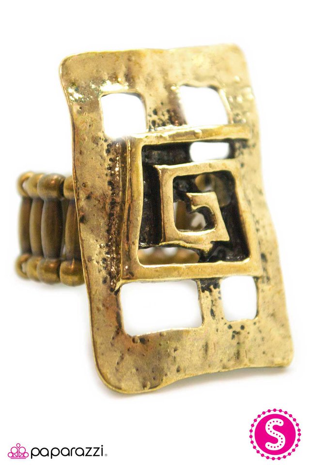Paparazzi ♥ Out the Window - Brass ♥ Ring