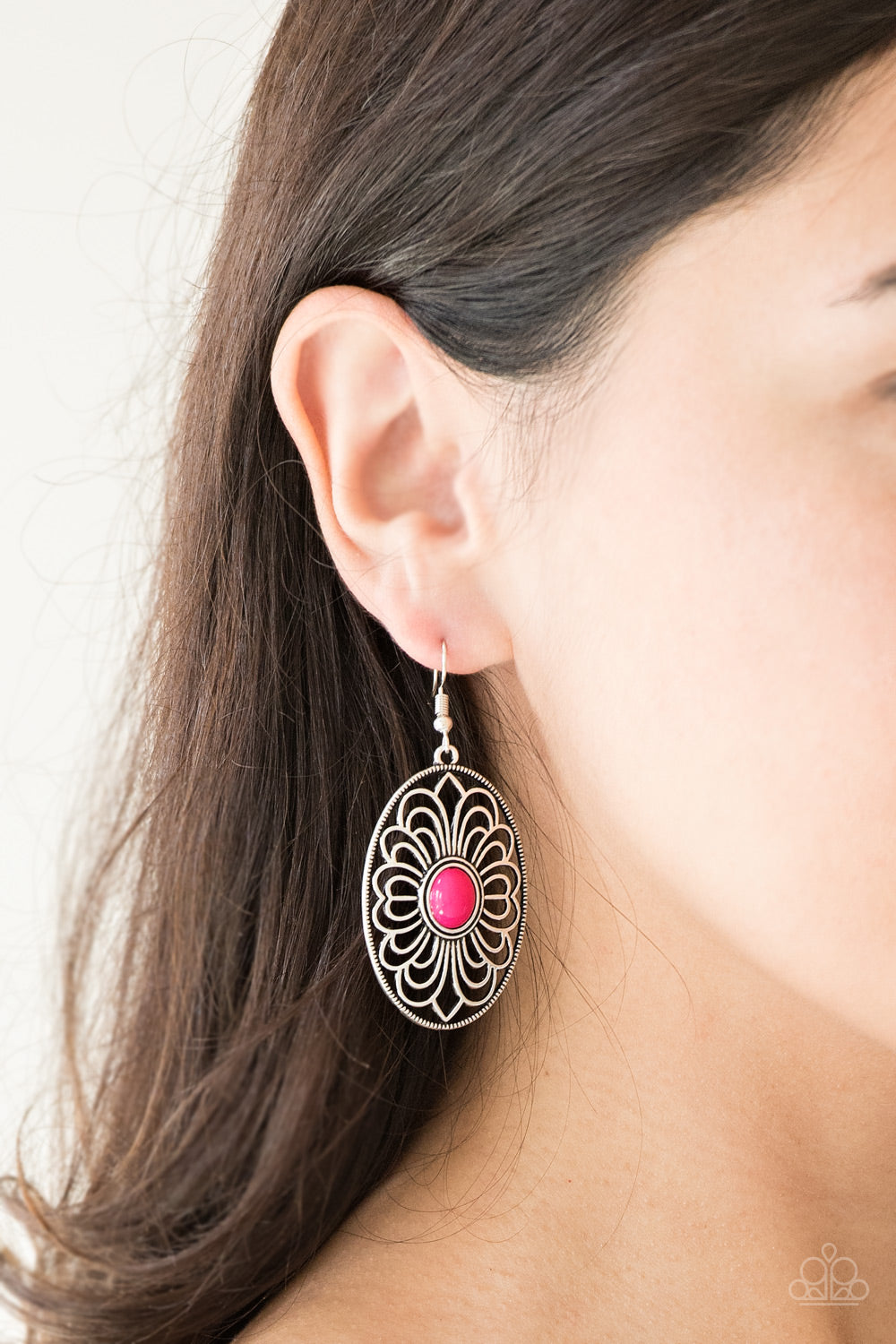 Paparazzi ♥ Really Whimsy - Pink ♥ Earrings